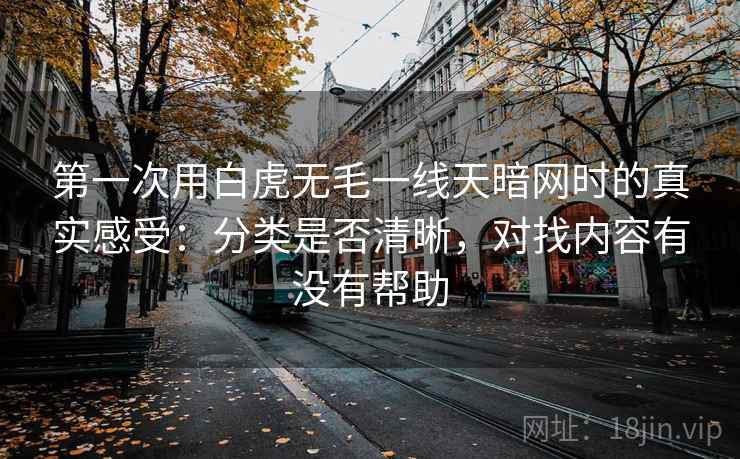 第一次用白虎无毛一线天暗网时的真实感受:分类是否清晰,对找内容有没有帮助